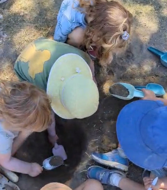 Children at Sunhouse summer camp at Pacific Spirit Park, West Side Vancouver