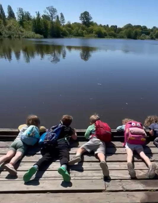 Children at Sunhouse summer camp at Trout Lake, East Vancouver